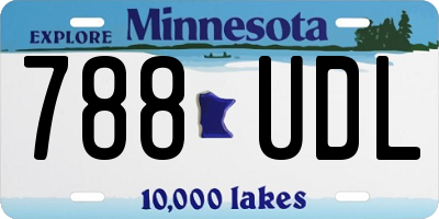 MN license plate 788UDL