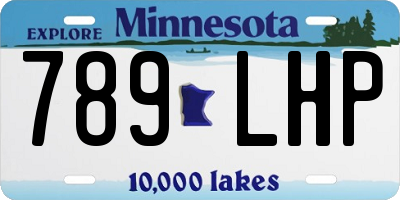 MN license plate 789LHP