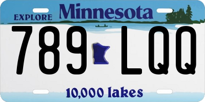 MN license plate 789LQQ
