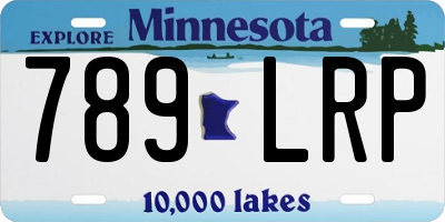 MN license plate 789LRP