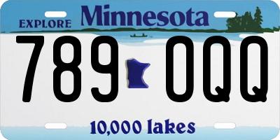 MN license plate 789OQQ