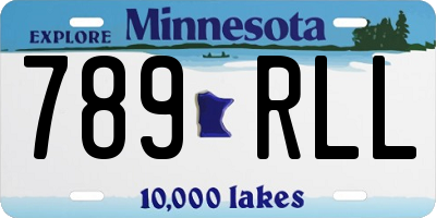 MN license plate 789RLL