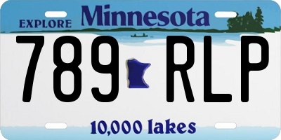 MN license plate 789RLP