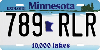 MN license plate 789RLR