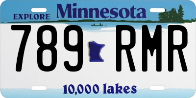 MN license plate 789RMR