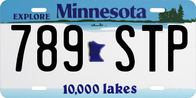 MN license plate 789STP