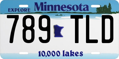 MN license plate 789TLD