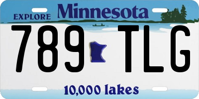 MN license plate 789TLG