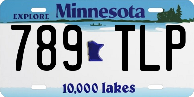 MN license plate 789TLP