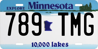 MN license plate 789TMG