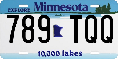 MN license plate 789TQQ