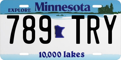 MN license plate 789TRY