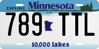 MN license plate 789TTL