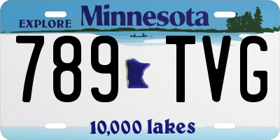 MN license plate 789TVG