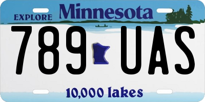 MN license plate 789UAS