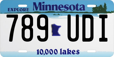 MN license plate 789UDI