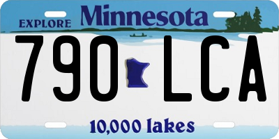 MN license plate 790LCA