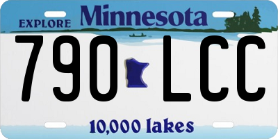 MN license plate 790LCC