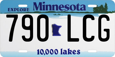 MN license plate 790LCG