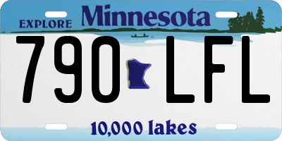 MN license plate 790LFL