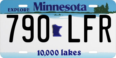 MN license plate 790LFR