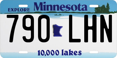 MN license plate 790LHN
