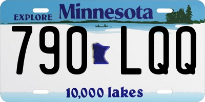MN license plate 790LQQ