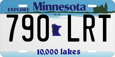MN license plate 790LRT
