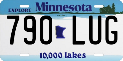 MN license plate 790LUG