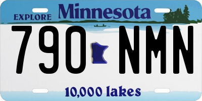 MN license plate 790NMN