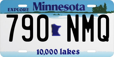 MN license plate 790NMQ