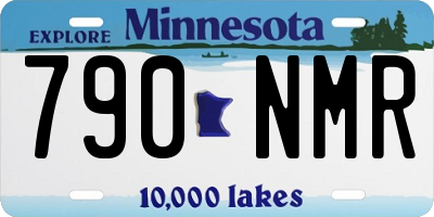 MN license plate 790NMR