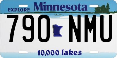 MN license plate 790NMU