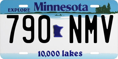 MN license plate 790NMV