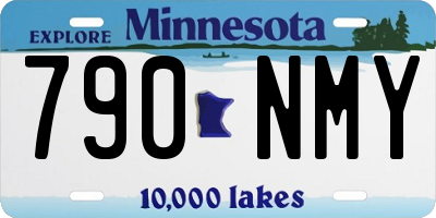 MN license plate 790NMY