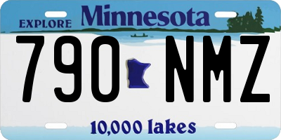 MN license plate 790NMZ