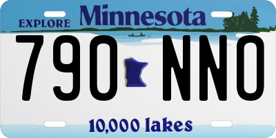MN license plate 790NNO