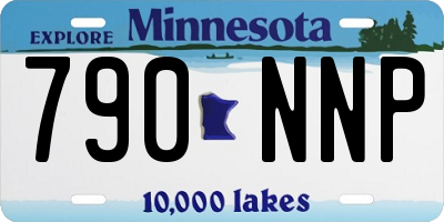 MN license plate 790NNP