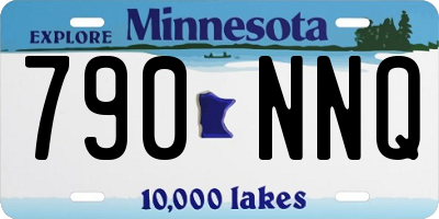 MN license plate 790NNQ
