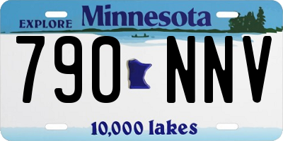 MN license plate 790NNV