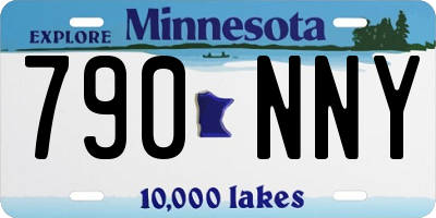 MN license plate 790NNY