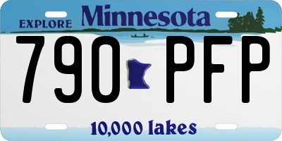 MN license plate 790PFP