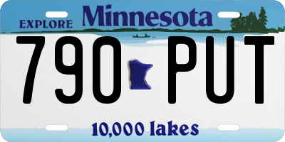 MN license plate 790PUT