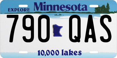 MN license plate 790QAS