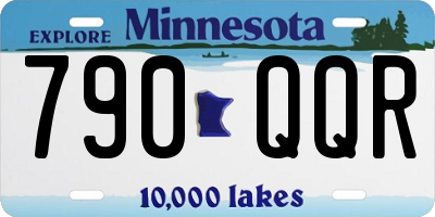 MN license plate 790QQR