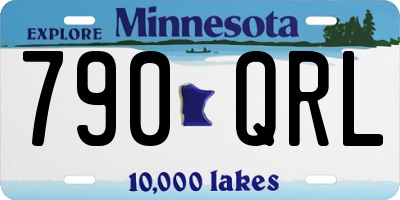 MN license plate 790QRL