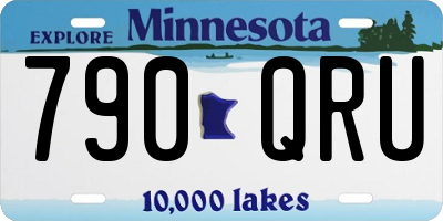 MN license plate 790QRU