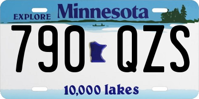 MN license plate 790QZS