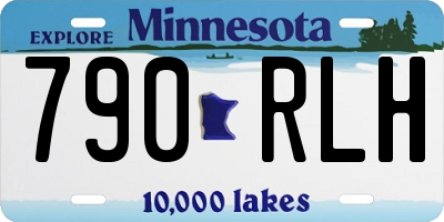 MN license plate 790RLH