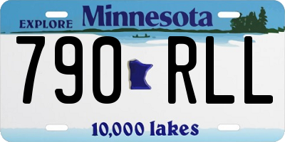 MN license plate 790RLL